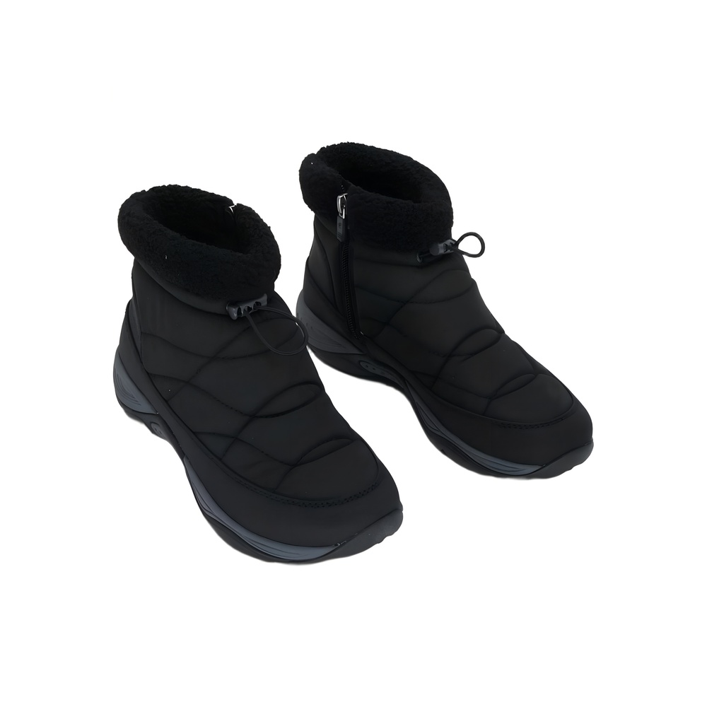 Easy Spirit Womens Eagan Cozy Cold Weather Booties Black Size 7M